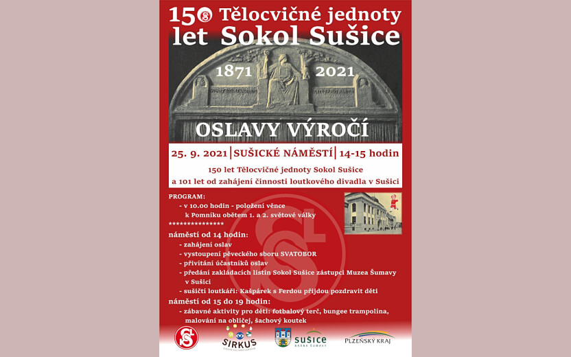 Oslavy výročí 150 let Sokol Sušice