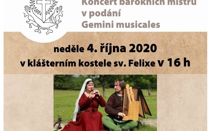 Koncert barokních mistrů v podání Gemini musicales