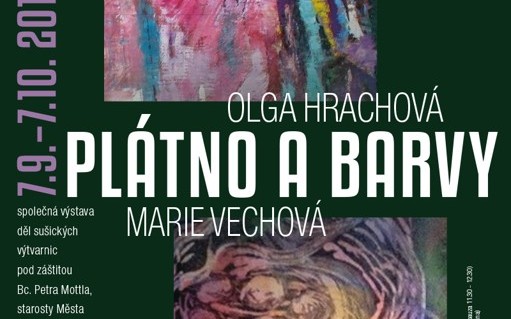 Olga Hrachová & Marie Vechová - Plátno a barvy