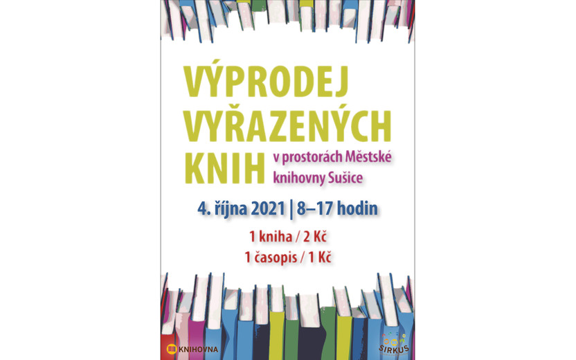 4. 10. 2021 Výprodej vyřazených knih