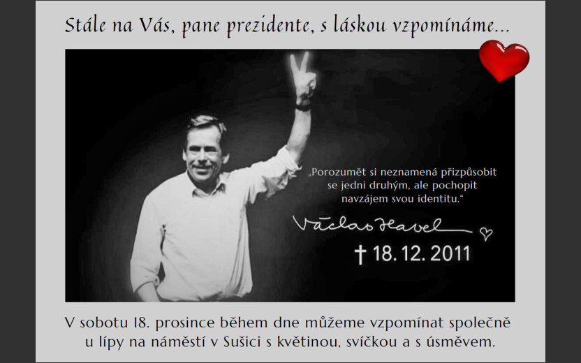 Vzpomínka na Václava Havla
