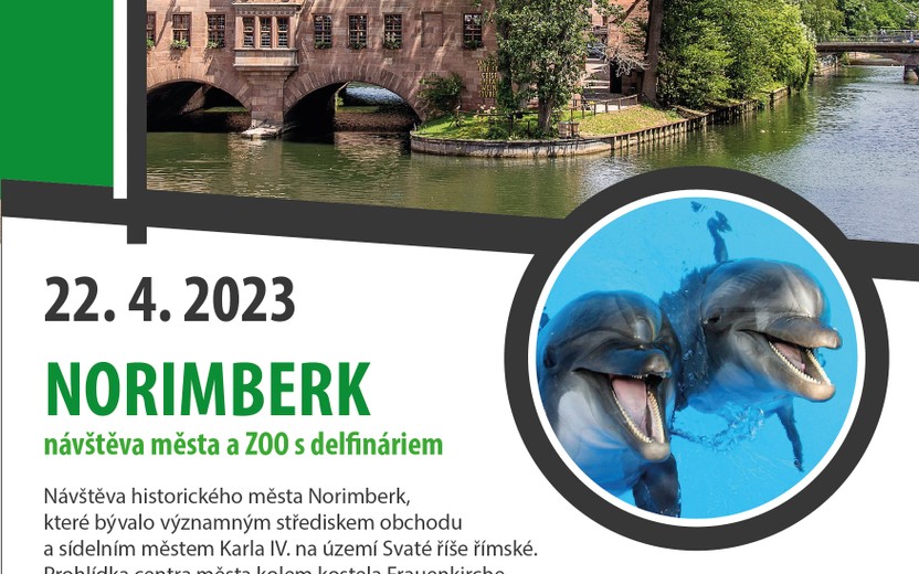 OBSAZENO Norimberk - návštěva města a ZOO s delfináriem