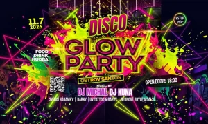 DISCO & GLOW PARTY 2026 Sušice, Ostrov Santos