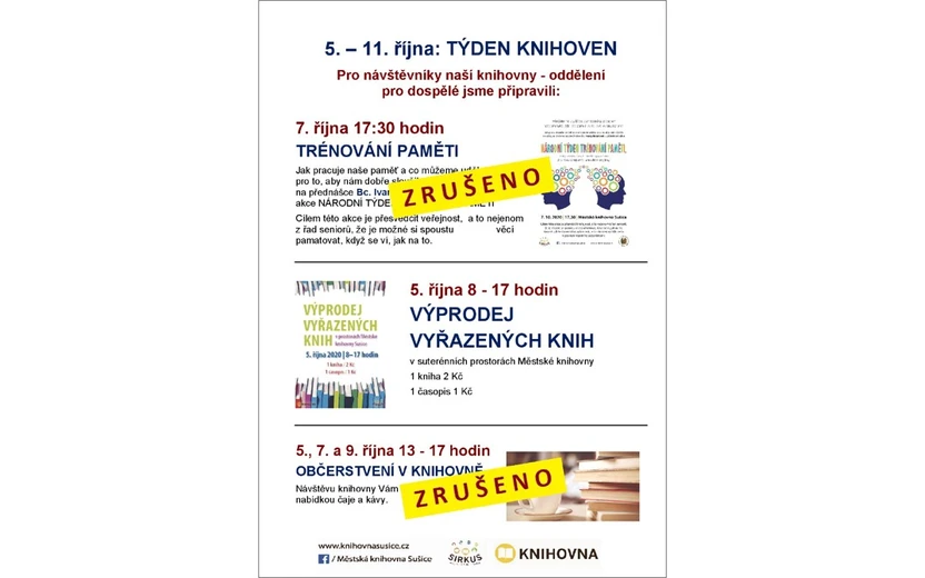 5. - 11. 10. Slavíme Týden knihoven