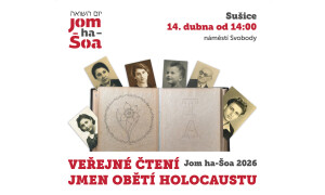 JOM HA-ŠOA 2026 – Veřejné čtení jmen obětí holocaustu