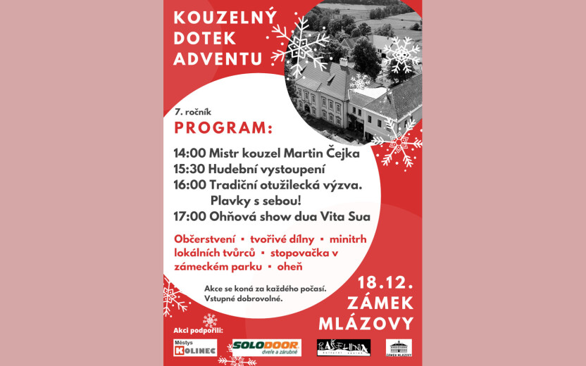 Kouzelný dotek adventu - Zámek Mlázovy