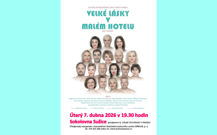 Velké lásky v malém hotelu - SDS Klatovy