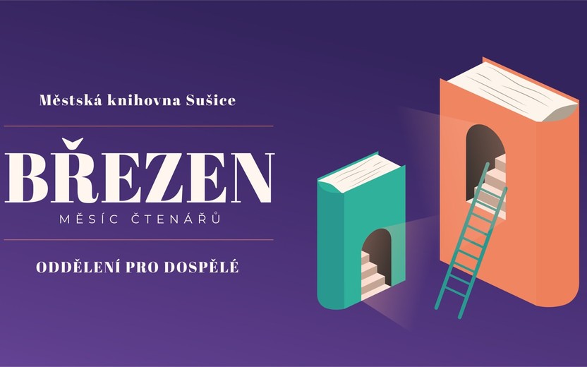 březen 2026: MĚSÍC ČTENÁŘŮ - oddělení pro dospělé