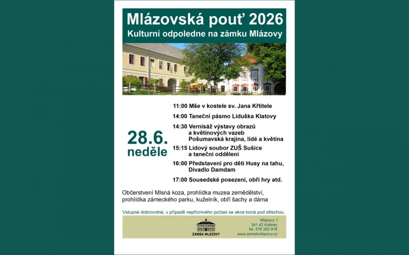 Mlázovská pouť 2026