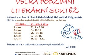 15. 9. - 9. 12. 2025 VELKÁ PODZIMNÍ LITERÁRNÍ SOUTĚŽ