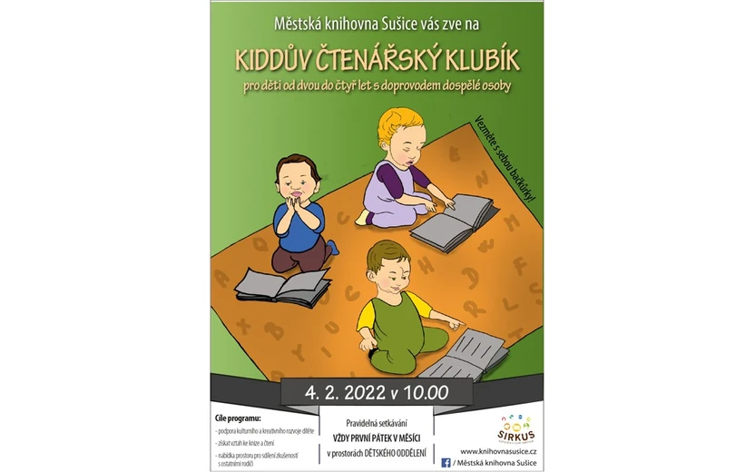 4. 2. 2022 Kiddův čtenářský klubík