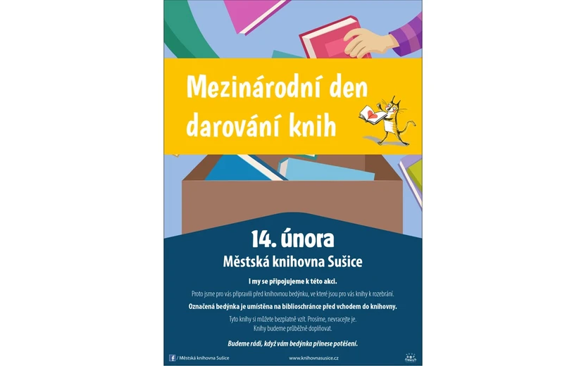 14. 2. 2023 Mezinárodní den darování knih