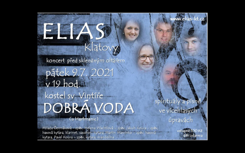 koncert skupiny Elias - Dobrá Voda