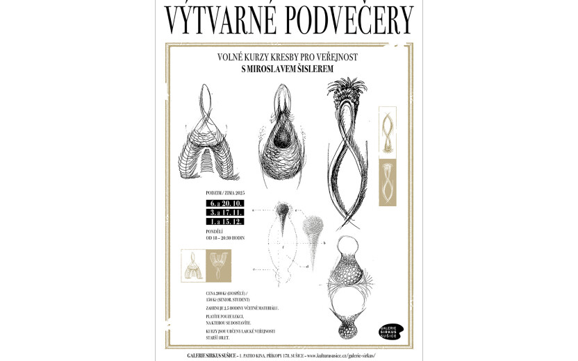 Výtvarné podvečery s Miroslavem Šislerem podzim/zima 2025