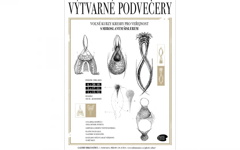 Výtvarné podvečery s Miroslavem Šislerem podzim/zima 2025