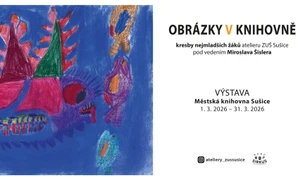 březen 2026: výstava OBRÁZKY V KNIHOVNĚ 2026