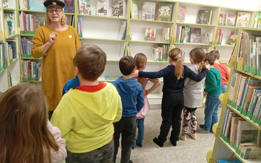 28.1.2026 ZŠ Žichovice, 1.a2.tř.: Seznámení s knihovnou