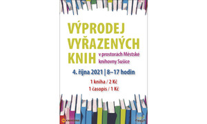 4. 10. 2021 Výprodej vyřazených knih