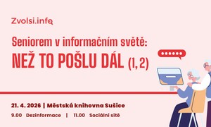 21.4.2026 přednáška: Seniorem v informačním světě