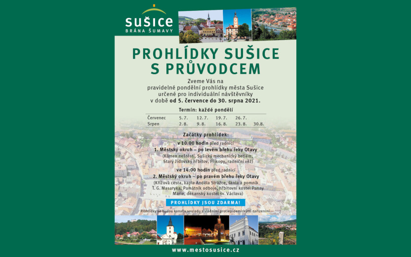 Prohlídky Sušice s průvodcem