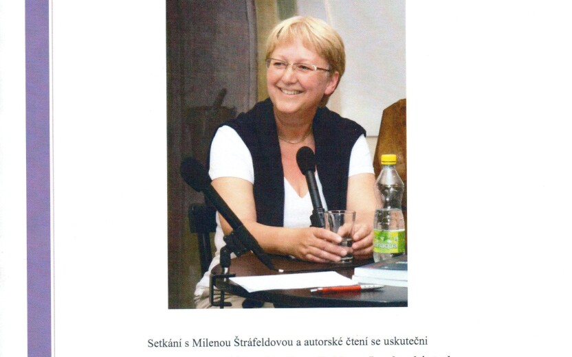Setkání se spisovatelkou Milenou Štrafeldovou a autorské čtení z knihy To je on! O té, co si říkala Toyen