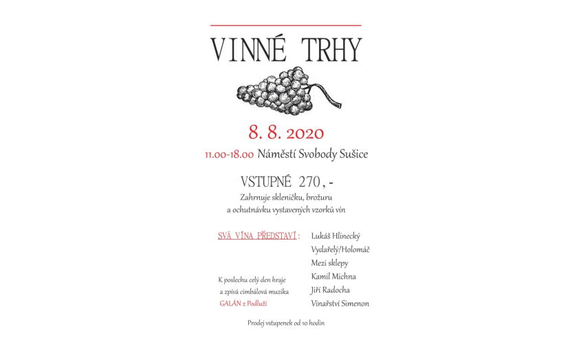 Vinné trhy v Sušici