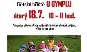 18.7.2023 10-11 hodin: Léto s knihovnou na dece - hřiště u gymplu 