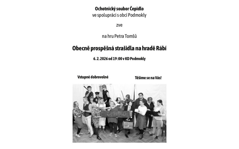 Obecně prospěšná strašidla na hradě Rábí