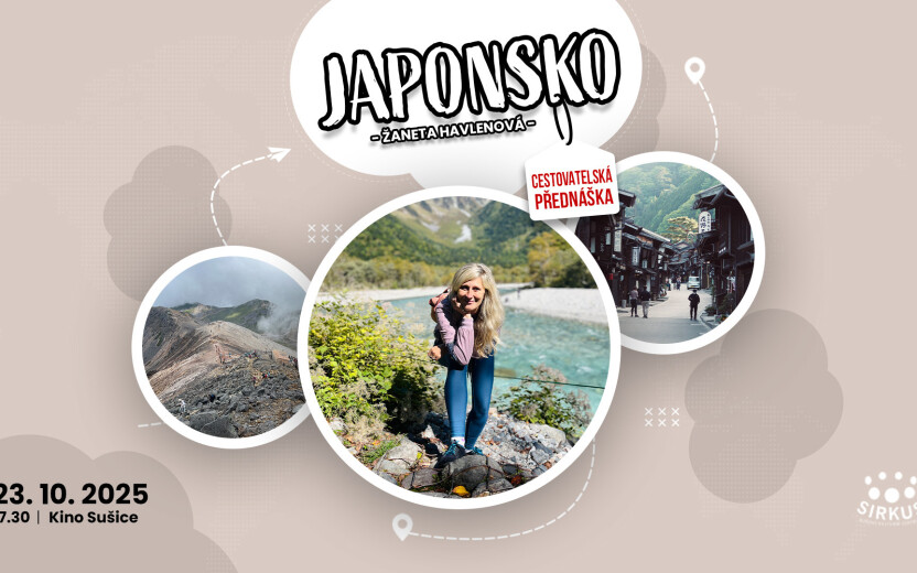Cestovatelská přednáška - Japonsko – Hory a samurajské stezky, Žaneta Havlenová