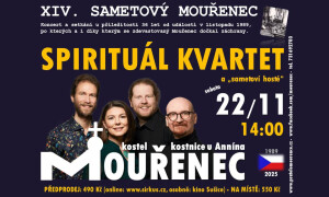 Sametový Mouřenec: Spirituál kvartet a 