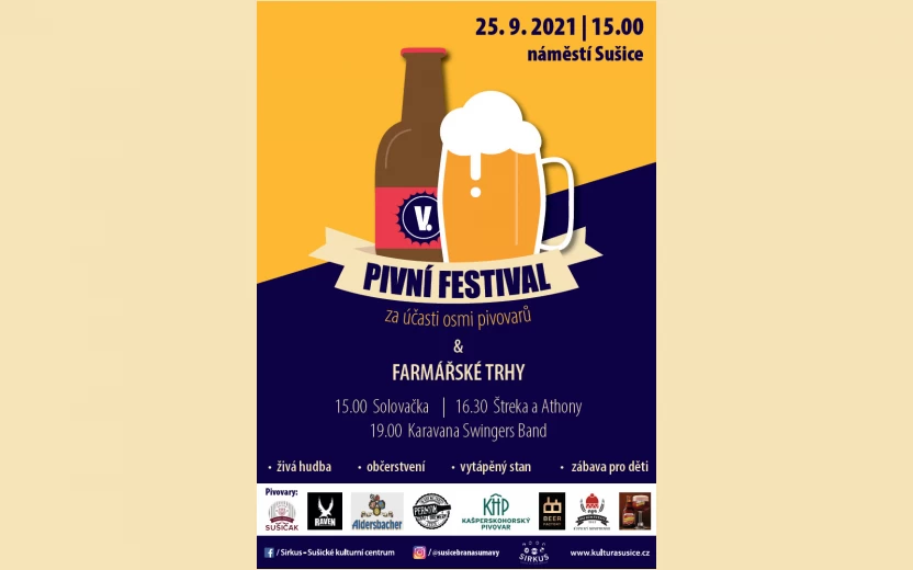 Pivní festival a farmářské trhy